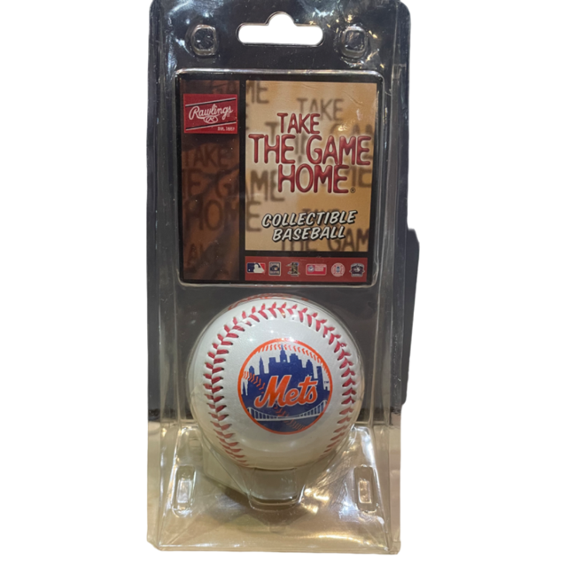 New York Mets Rawlings Take the Game Home Collectible Baseball