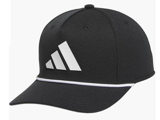 adidas Midrange Snapback Hat With Rope Black/White