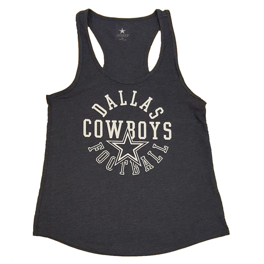 Dallas Cowboys Women's Heathered Blue Miranda Tank Top