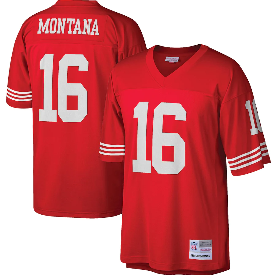 San Francisco 49ers Mitchell & Ness # 16 1990 Joe Montana Legacy Jersey