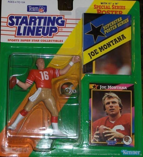 Joe Montana  Starting Lineup 1992 Collectible Addition