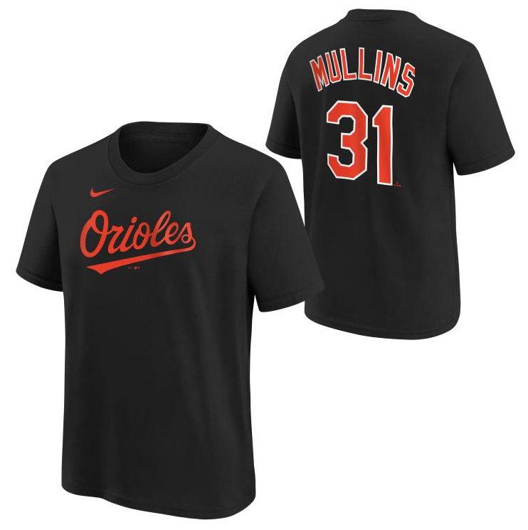 Baltimore Orioles Youth Black #31 Cedric Mullins Nike T-Shirt