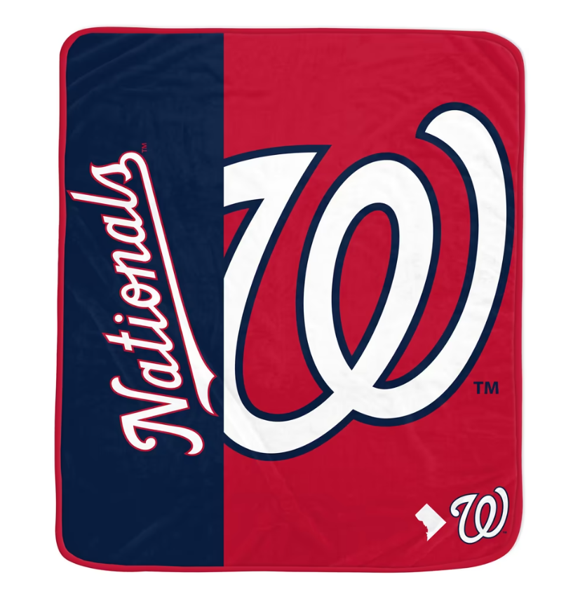 Washington Nationals Pegasus Endzone Ultra Soft 50" x 60" Blanket