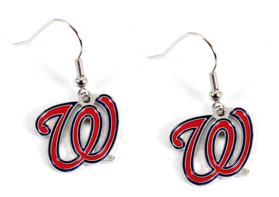 Washington Nationals Wincraft J-hook Team Logo Earring