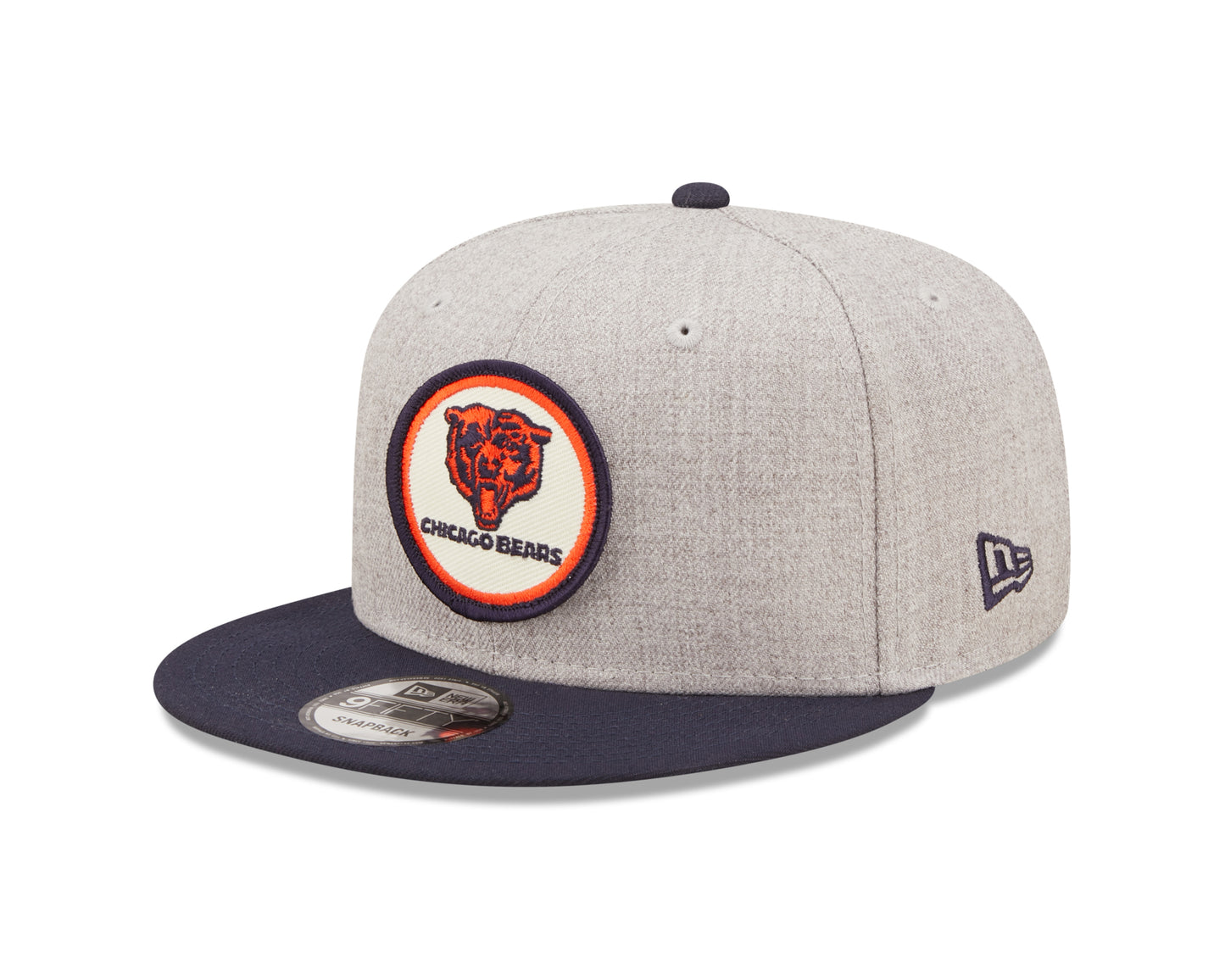 Chicago Bears NFL New Era Sideline Historic 9FIFTY Snapback Hat - Heather