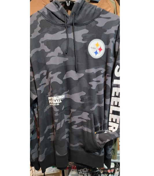 Pittsburgh Steelers New Era Camo Pull Over Hoody Men's Sweat Tops