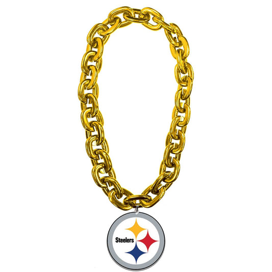 Pittsburgh Steelers Logo Aminco Foam Fan Chain- Gold