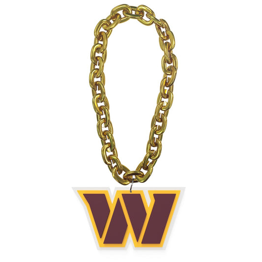 Washington Commanders Aminco Foam Fan Chain - Gold