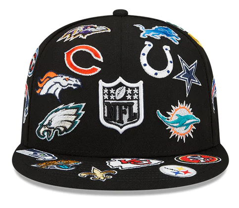 NFL All Over Logos New Era 59FIFTY Fitted Hat