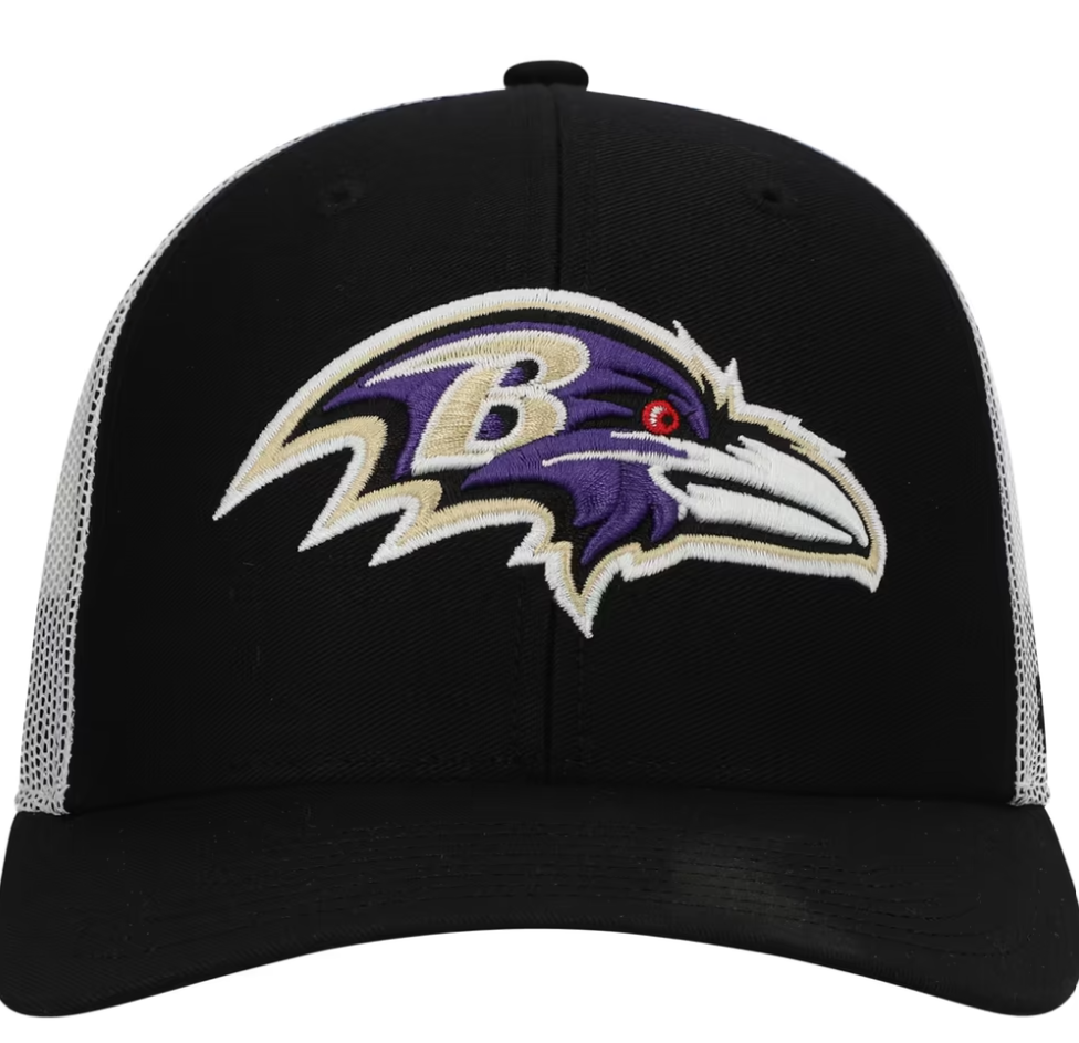 Baltimore Ravens  NFL  Team Color Trucker Mesh Snapback Hat