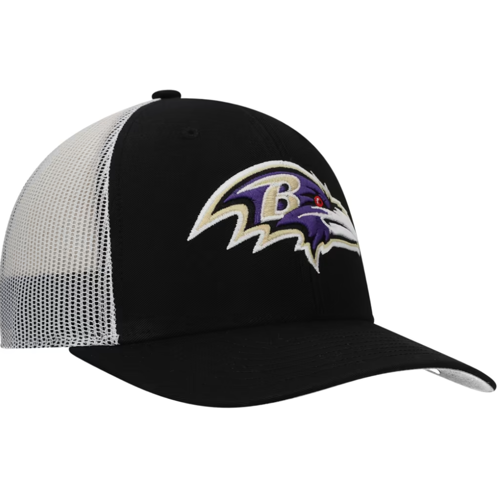 Baltimore Ravens  NFL  Team Color Trucker Mesh Snapback Hat
