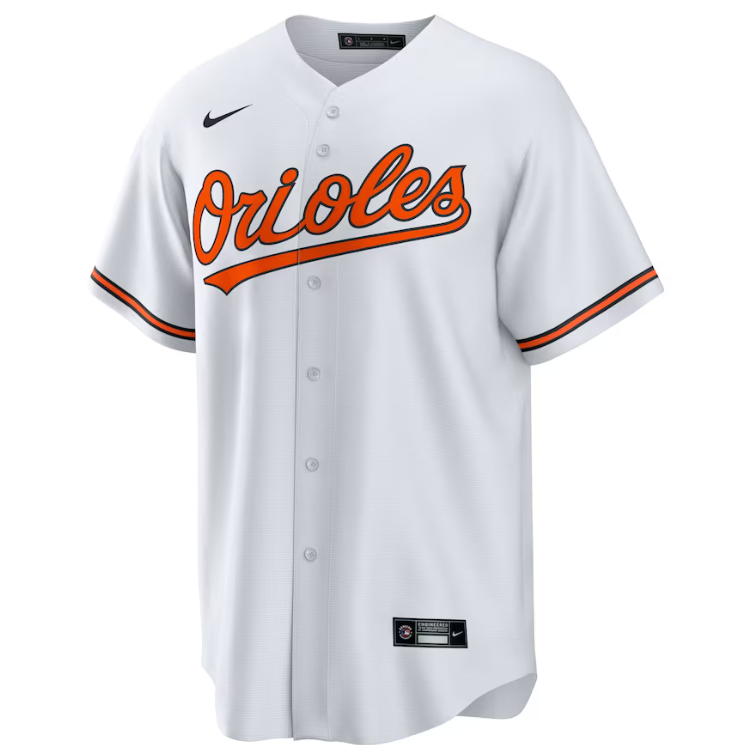 Baltimore Orioles Nike Home Replica Team Jersey - White