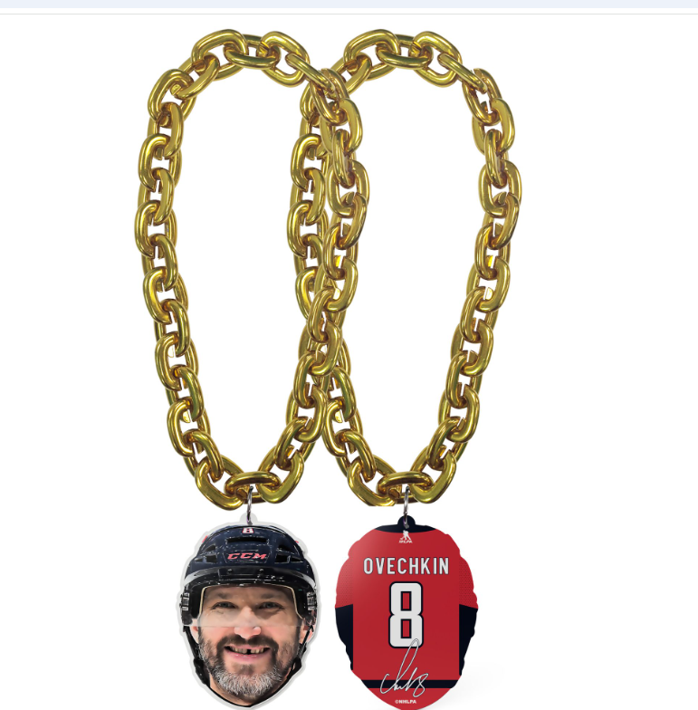 Washington Capitals FanFave Foam Fan Chain - Gold