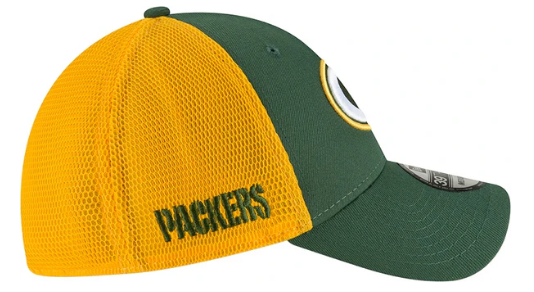 Green Bay Packers New Era Team 2T Sided 39THIRTY Flex Hat - Green