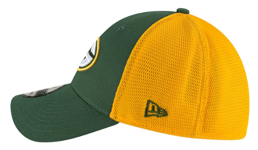 Green Bay Packers New Era Team 2T Sided 39THIRTY Flex Hat - Green