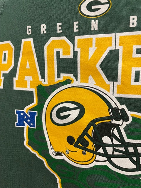 Green Bay Packers New Era State Pull Over Hoodie - Green