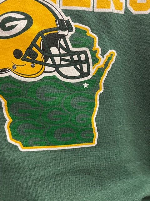Green Bay Packers New Era State Pull Over Hoodie - Green