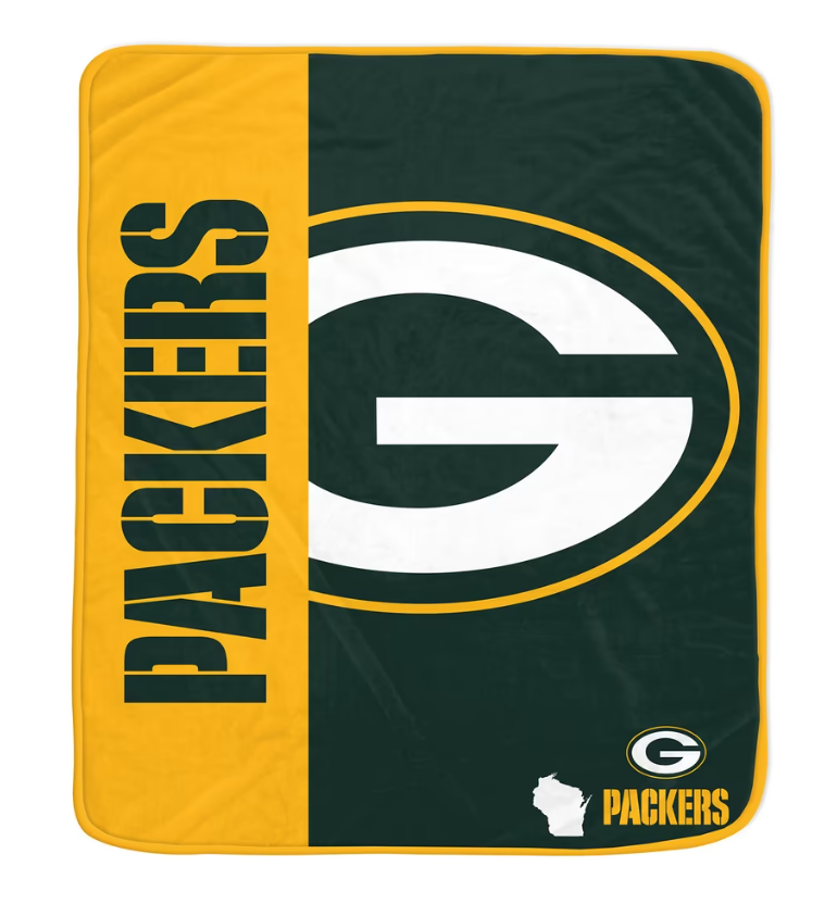 Green Bay Packers Pegasus Endzone Ultra Soft 50" x 60" Blanket