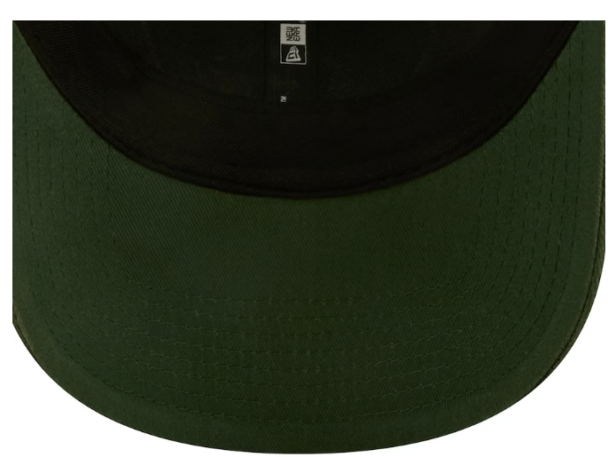 Green Bay Packers New Era Logo Patch Trucker Mesh 9Forty Snap Back Hat - Green