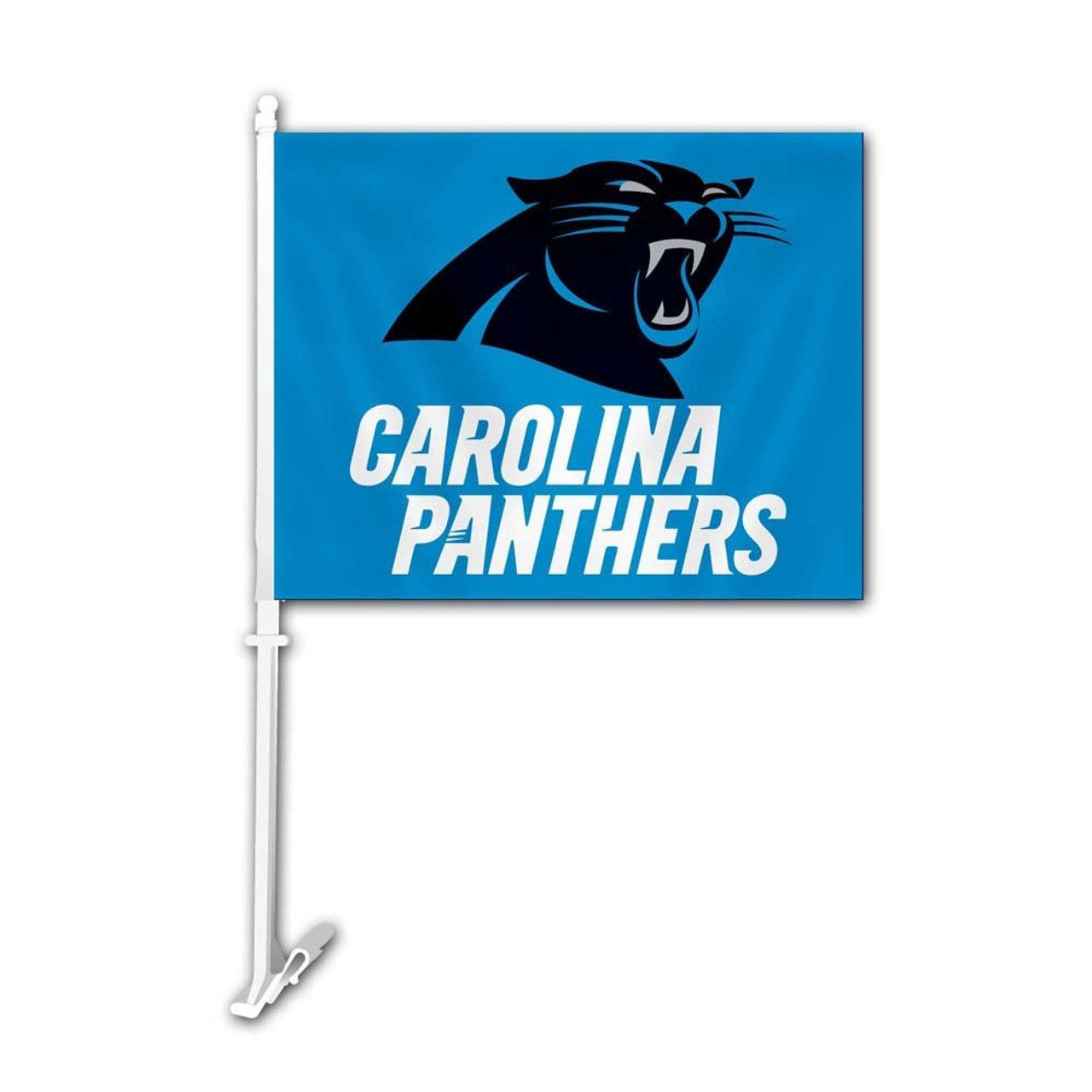 Carolina Panthers Team Car Flag - Blue