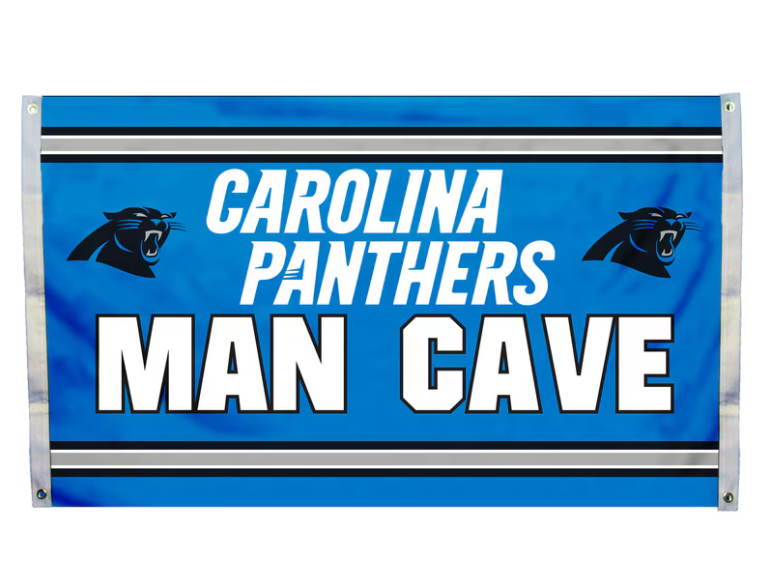 Carolina Panthers Fremont Die 3' x 5' Man Cave Flag