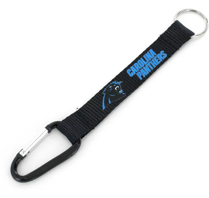 Carolina Panthers Carabiner Key Strap