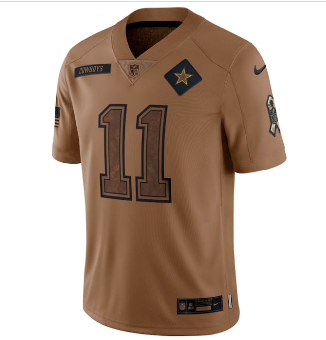 Micah Parsons Dallas Cowboys Nike Salute To Service Limited Jersey - Brown