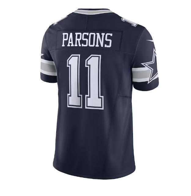 Dallas Cowboys #11 Micha Parsons Nike Vapor F.U.S.E. Limited Jersey- Navy