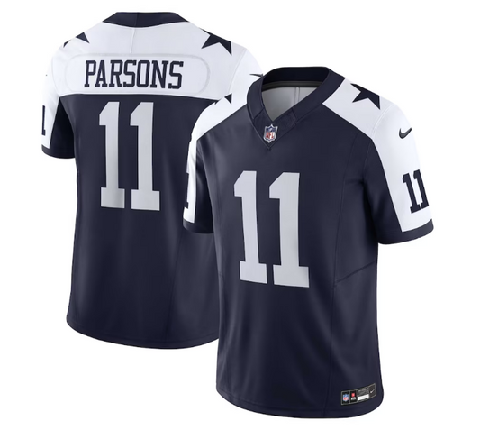 Dallas Cowboys #11 Micha Parsons Nike Vapor F.U.S.E. Limited Jersey- Throwback