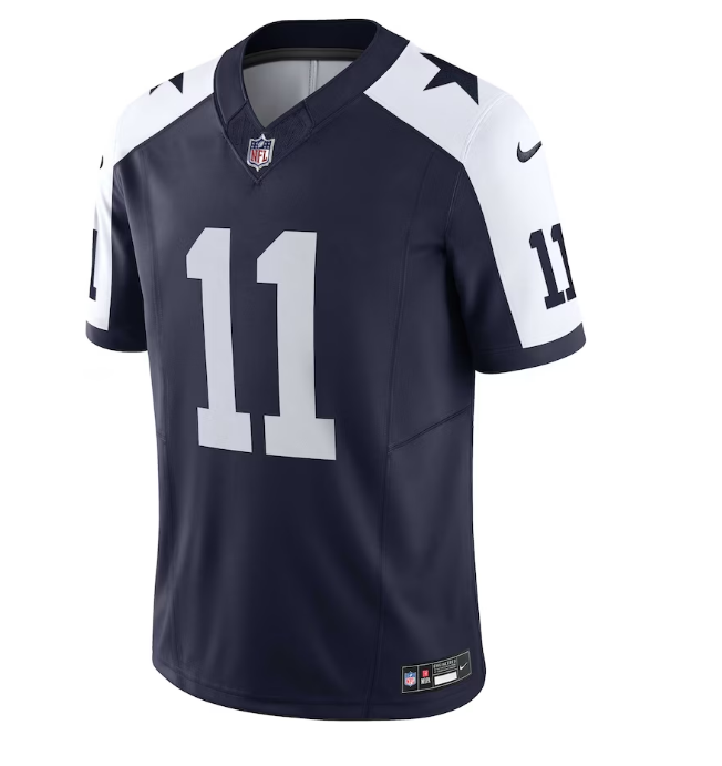 Dallas Cowboys #11 Micha Parsons Nike Vapor F.U.S.E. Limited Jersey- Throwback