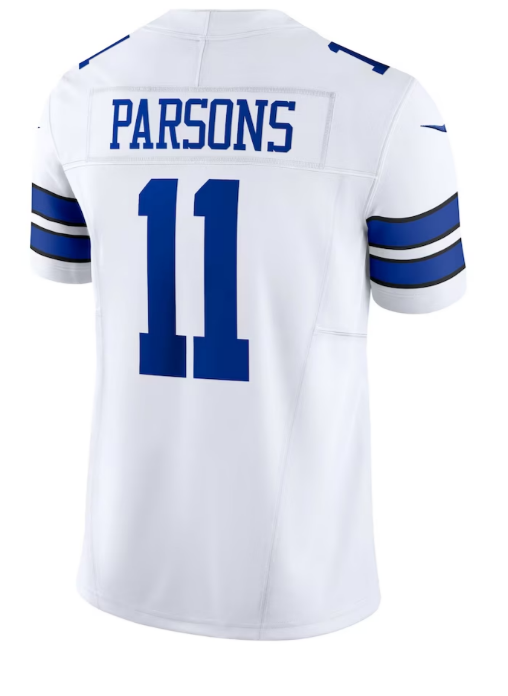 Dallas Cowboys #11 Micha Parsons Nike Vapor F.U.S.E. Limited Jersey- White