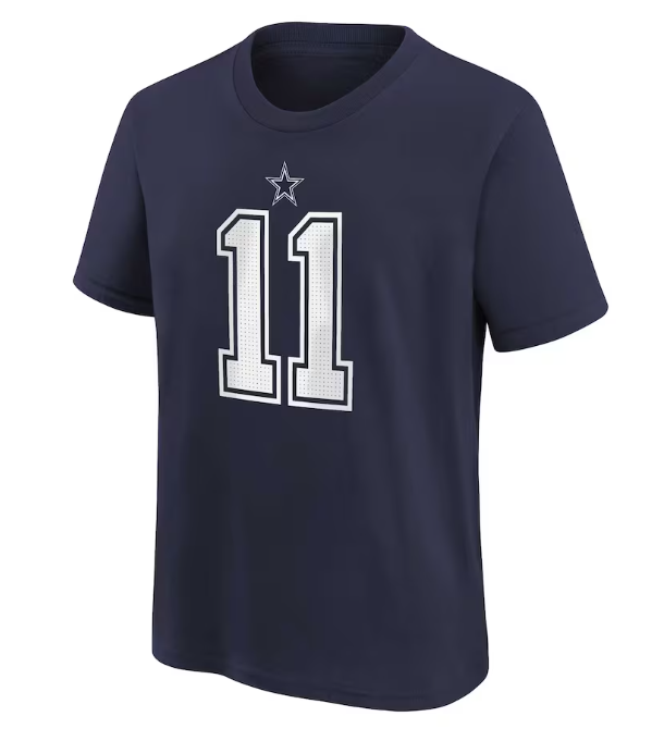 Dallas Cowboys Nike Youth #11 Micah Parsons Player T-Shirt- Blue