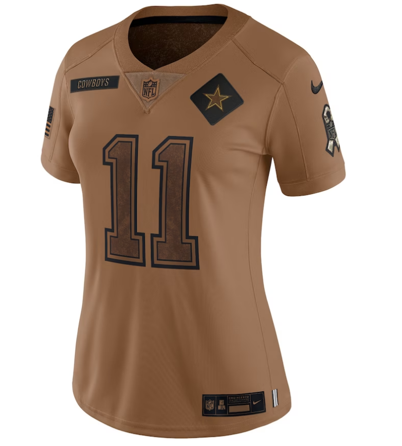 Micah Parsons Dallas Cowboys Nike Women's Salute To Service Limited Jersey - Brown