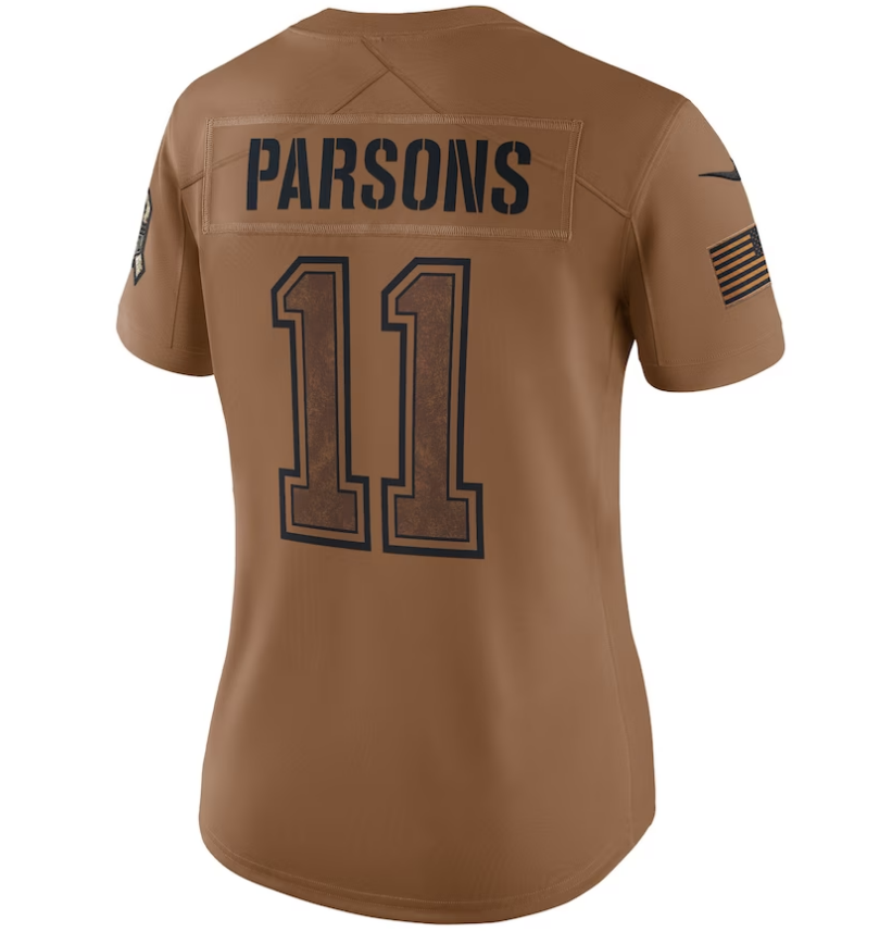 Micah Parsons Dallas Cowboys Nike Women's Salute To Service Limited Jersey - Brown