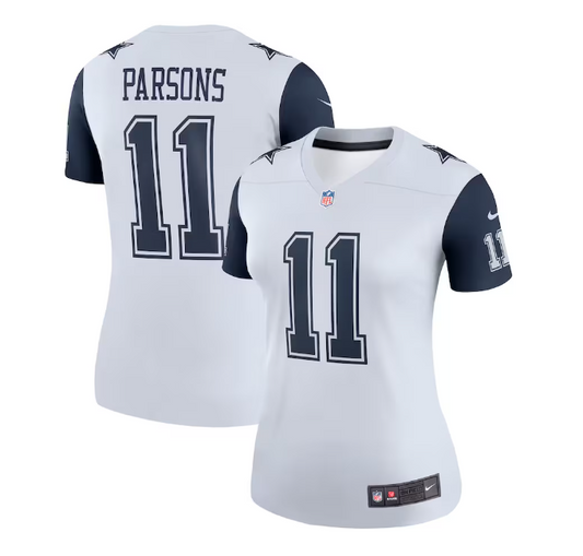 Dallas Cowboys Nike Women's #11 Micah Parsons Legend Color Rush White Jersey