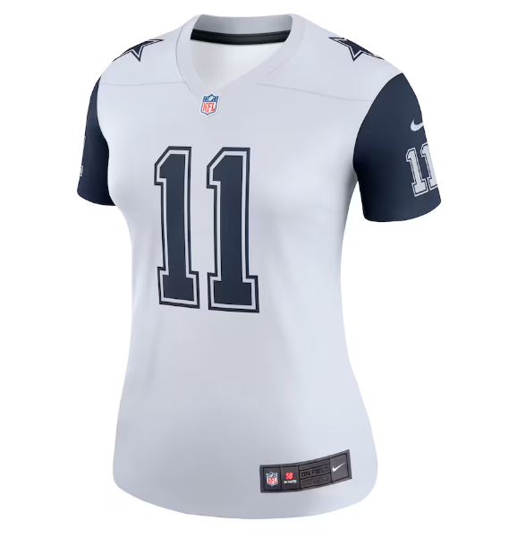 Dallas Cowboys Nike Women's #11 Micah Parsons Legend Color Rush White Jersey