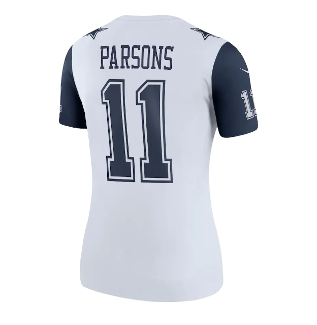 Dallas Cowboys Nike Women's #11 Micah Parsons Legend Color Rush White Jersey