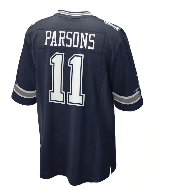 Dallas Cowboys Nike #11 Micah Parsons Youth Game Jersey- Blue