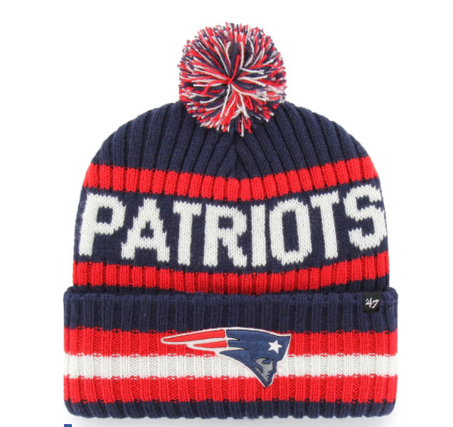 New England Patriots '47 Brand Team Bering Knit Hat