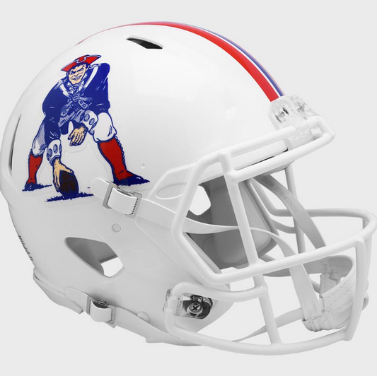 New England Patriots Riddell 1990 to 1992 Speed Replica Throwback Helmet