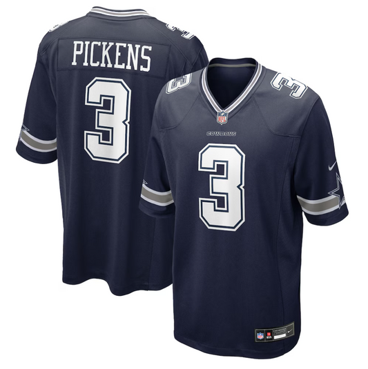 Dallas Cowboys #3 George Pickens Nike Game Jersey - Navy