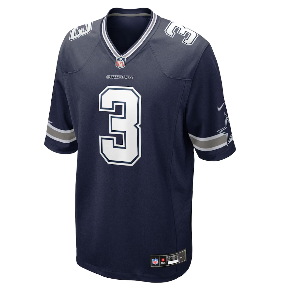 Dallas Cowboys #3 George Pickens Nike Game Jersey - Navy