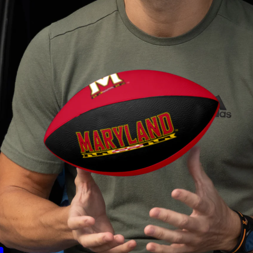 University of Maryland Terrapins Logo Brands Junior Football - Boxed