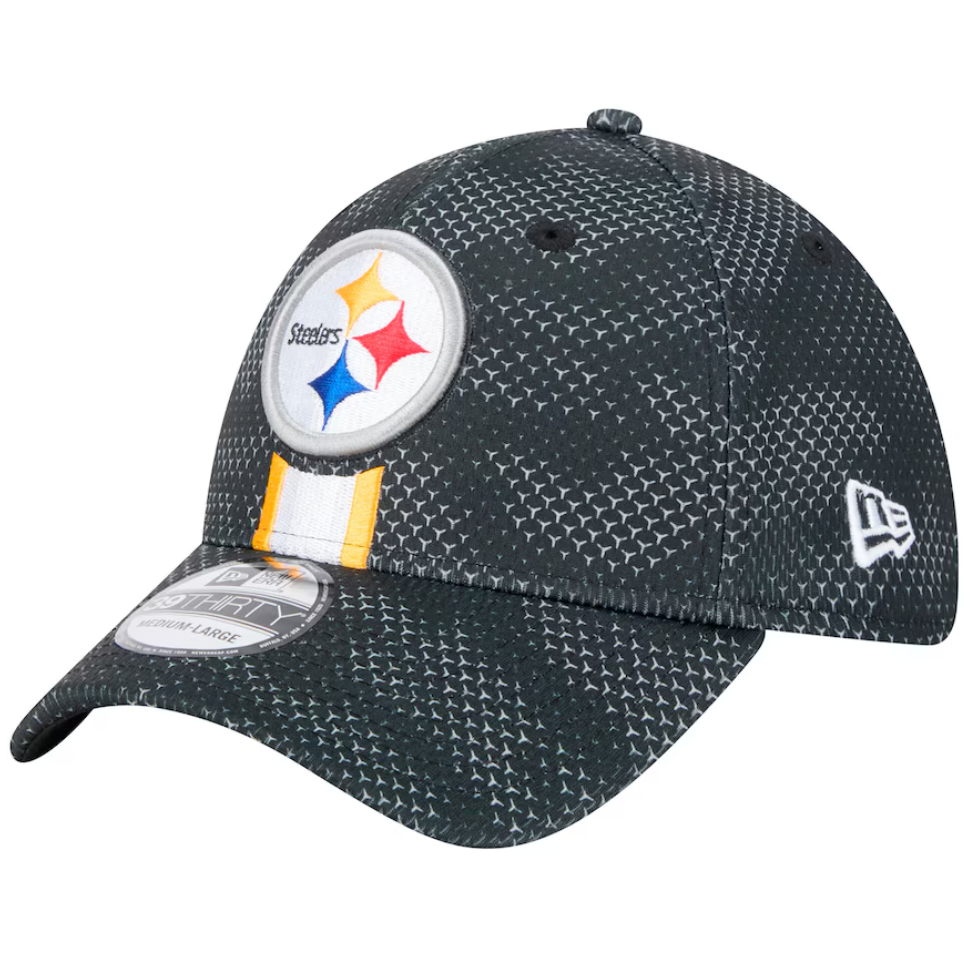 Pitttsburgh Steelers New Era Sideline 39THIRTY Flex Hat - Black