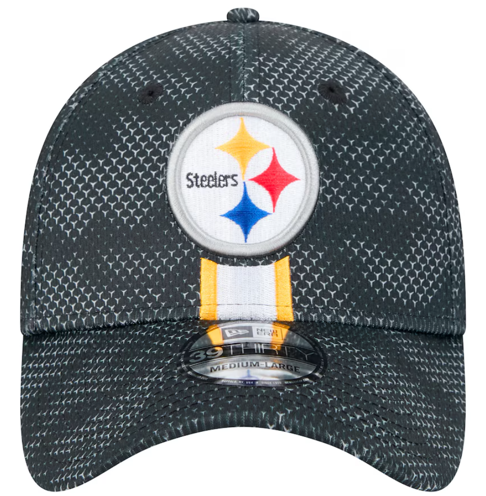 Pitttsburgh Steelers New Era Sideline 39THIRTY Flex Hat - Black