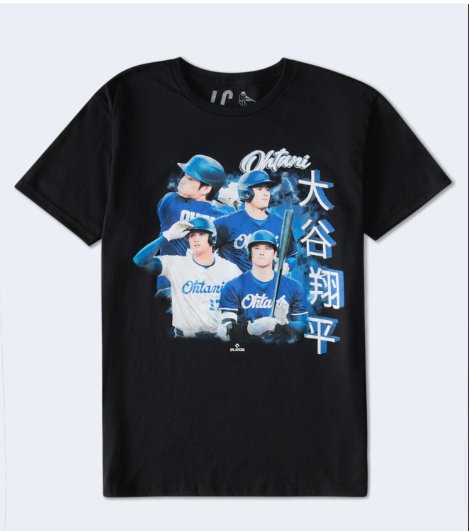 Los Angeles Dodgers MLB Players Shohei Ohtani Relaxed Graphic Tee