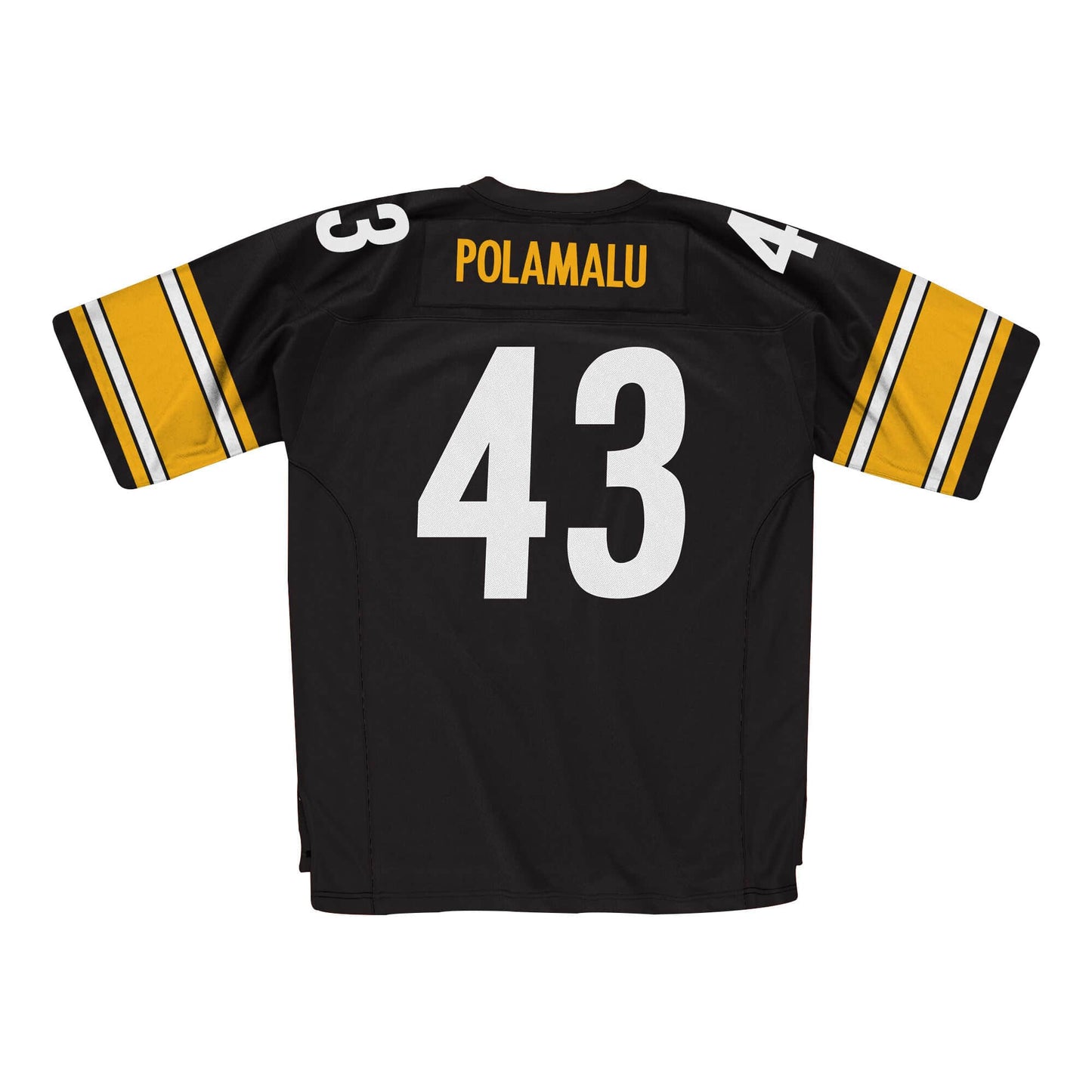 Pittsburgh Steelers #43 Troy Polamalu Mitchell & Ness 2005 Legacy Mens Jersey - Black