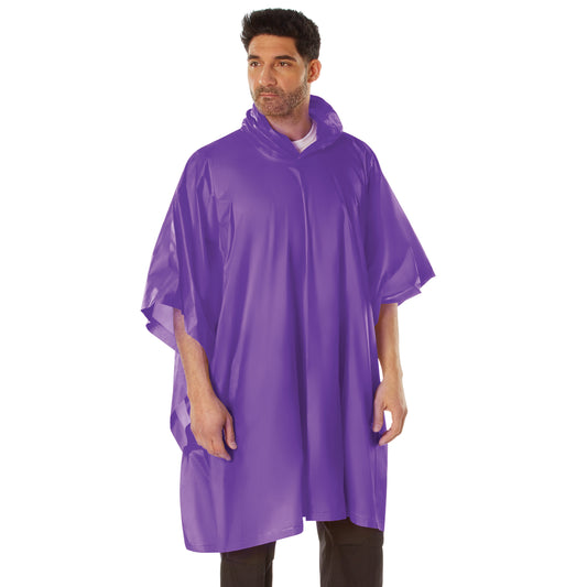 Purple Vinyl Rothco Poncho