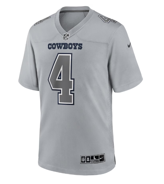 Dallas Cowboys #4 Dak Prescott Nike Atmosphere Men's Jersey