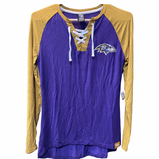 Baltimore Ravens Women's Primary Split Long Sleeve Shirt